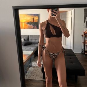 Cheetah + Brown Bikini
